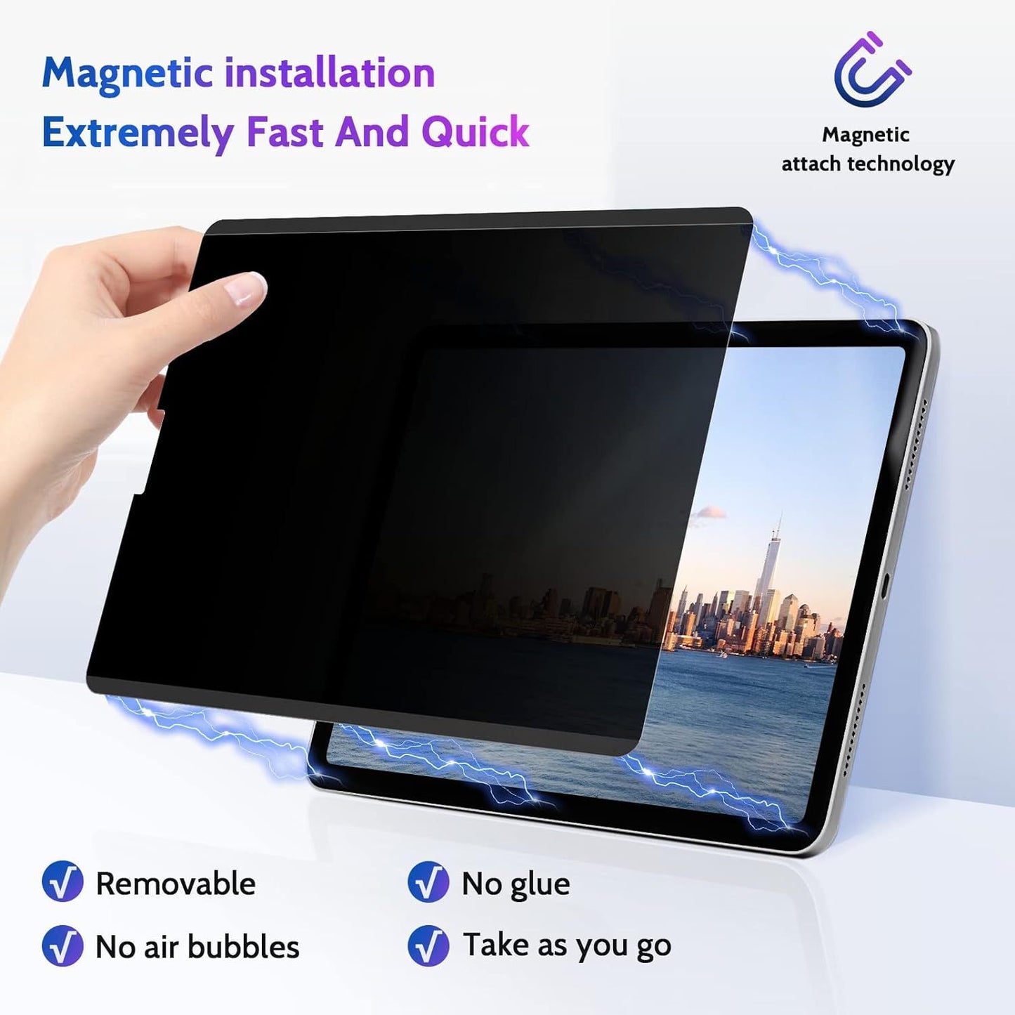 Minimalist And Creative Magnetic Suction Anti Peeping Film ARZ