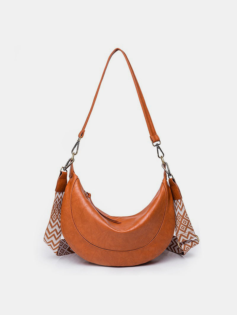 PU Leather Removable Strap Crossbody Bag Trendsi