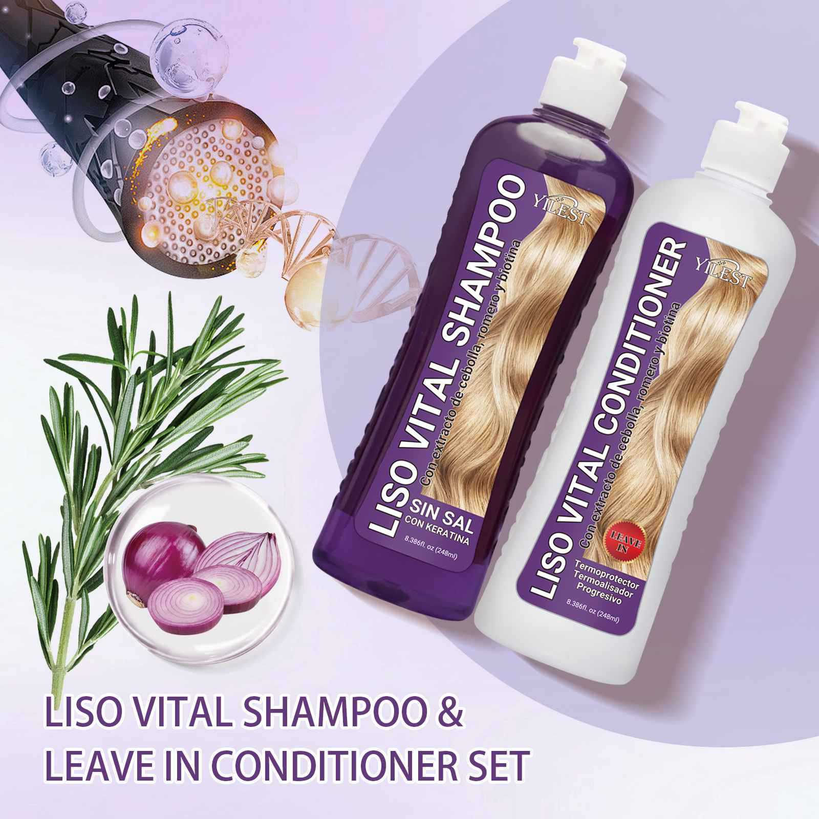 Purple Onion Smoothing Vitality Shampoo Suit ARZ