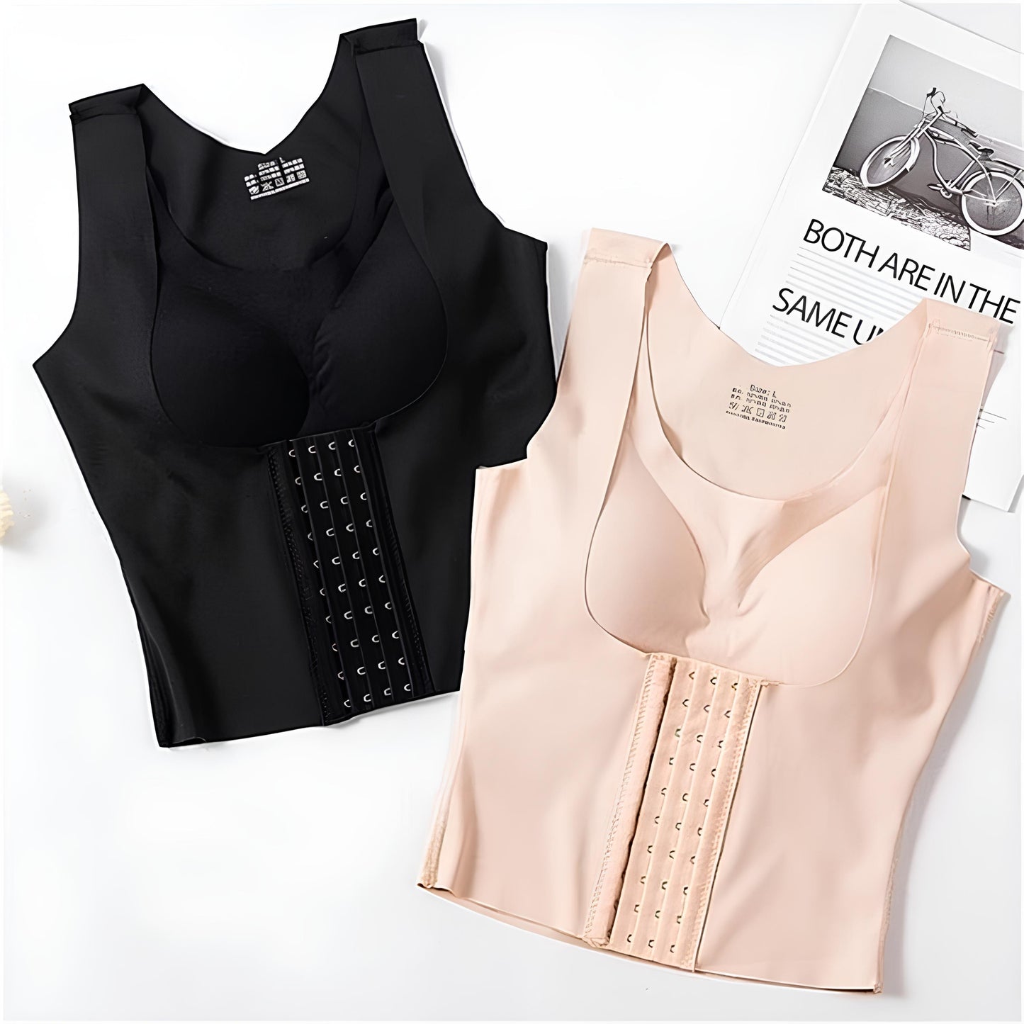 Basic Bae Scoop Neck Shapewear Tank with Removable Paddings Trendsi