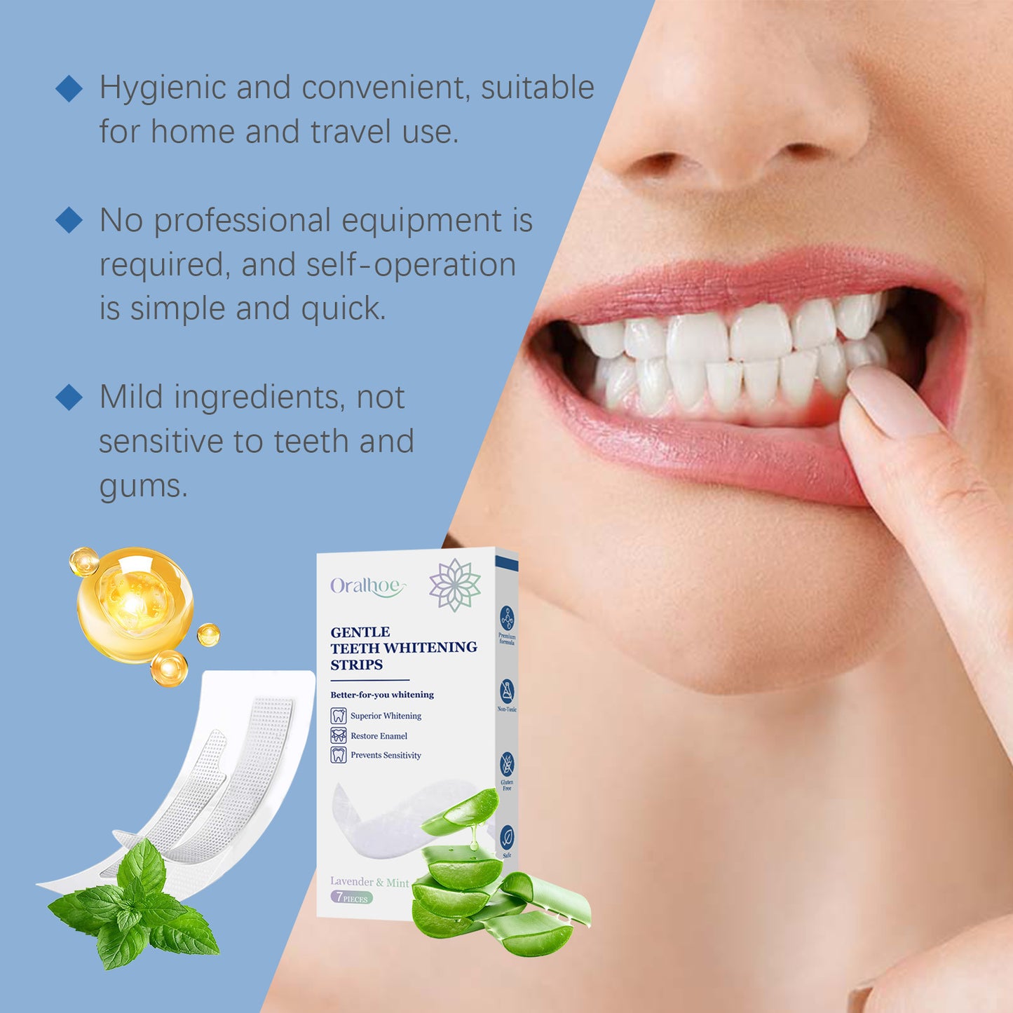 Dental Care Teeth Strips Dirt Removal ARZ