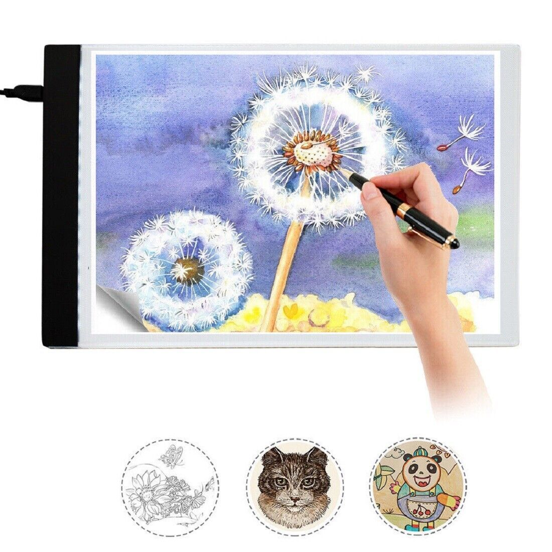 A4 LED Light Tracing Drawing Board Box Stencil Tattoo Copy Table Artist Craft ARZ