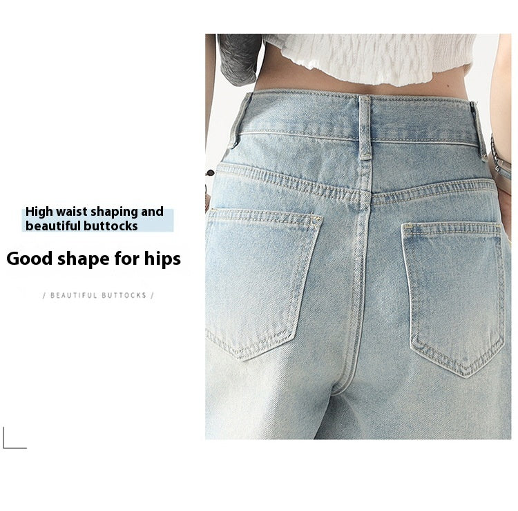 Summer New High Waist Slim Fit Tassel Denim Shorts For Women ARZ