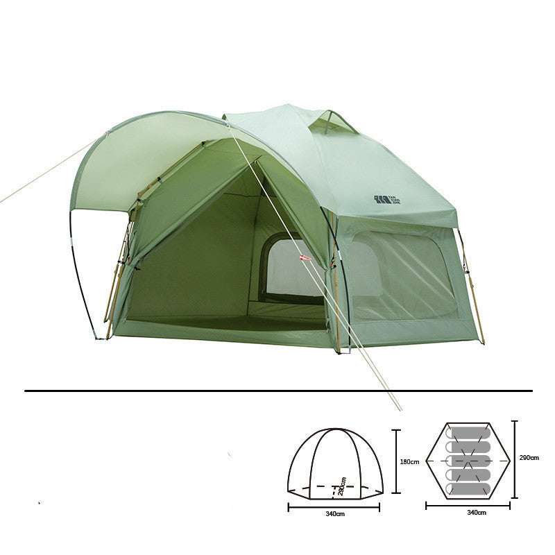 Outdoor Thickened Rainproof Portable Folding Automatic Camping Tent ARZ