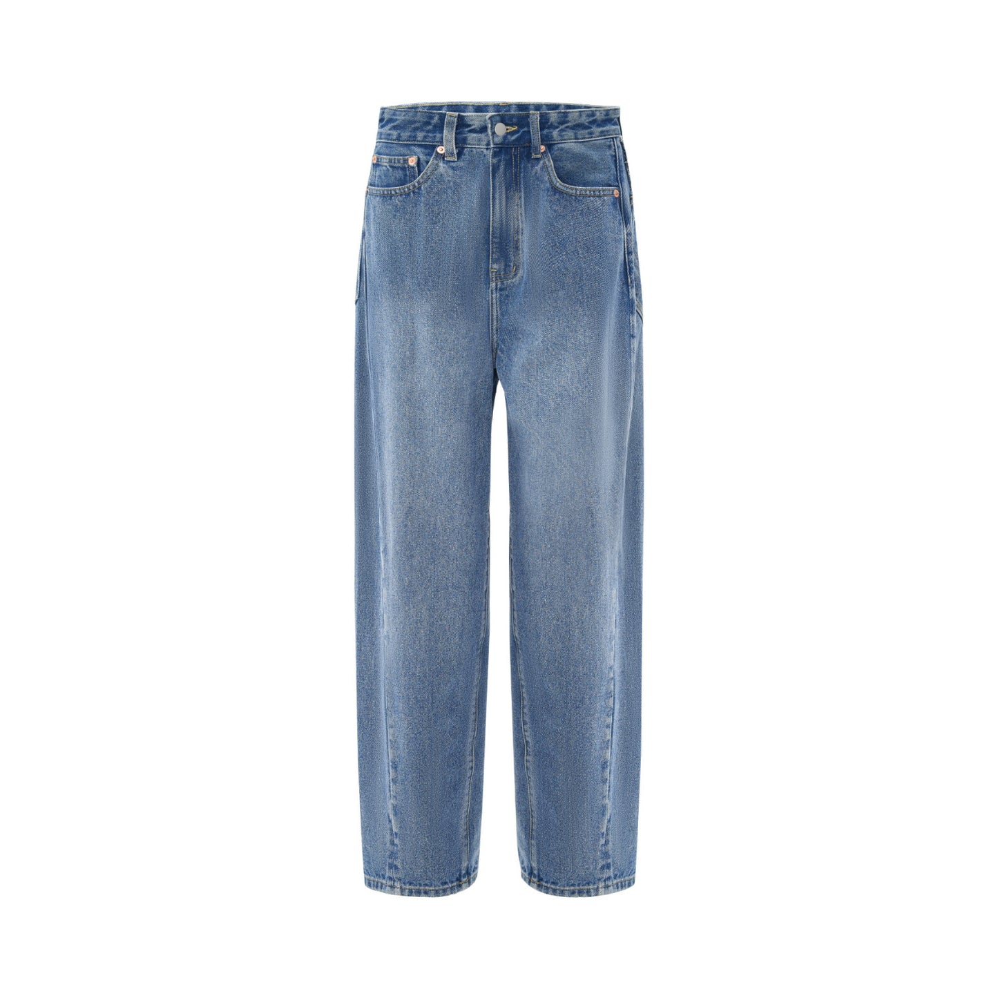 Blue Washed Loose Jeans High-end Women's Trousers High-grade ARZ