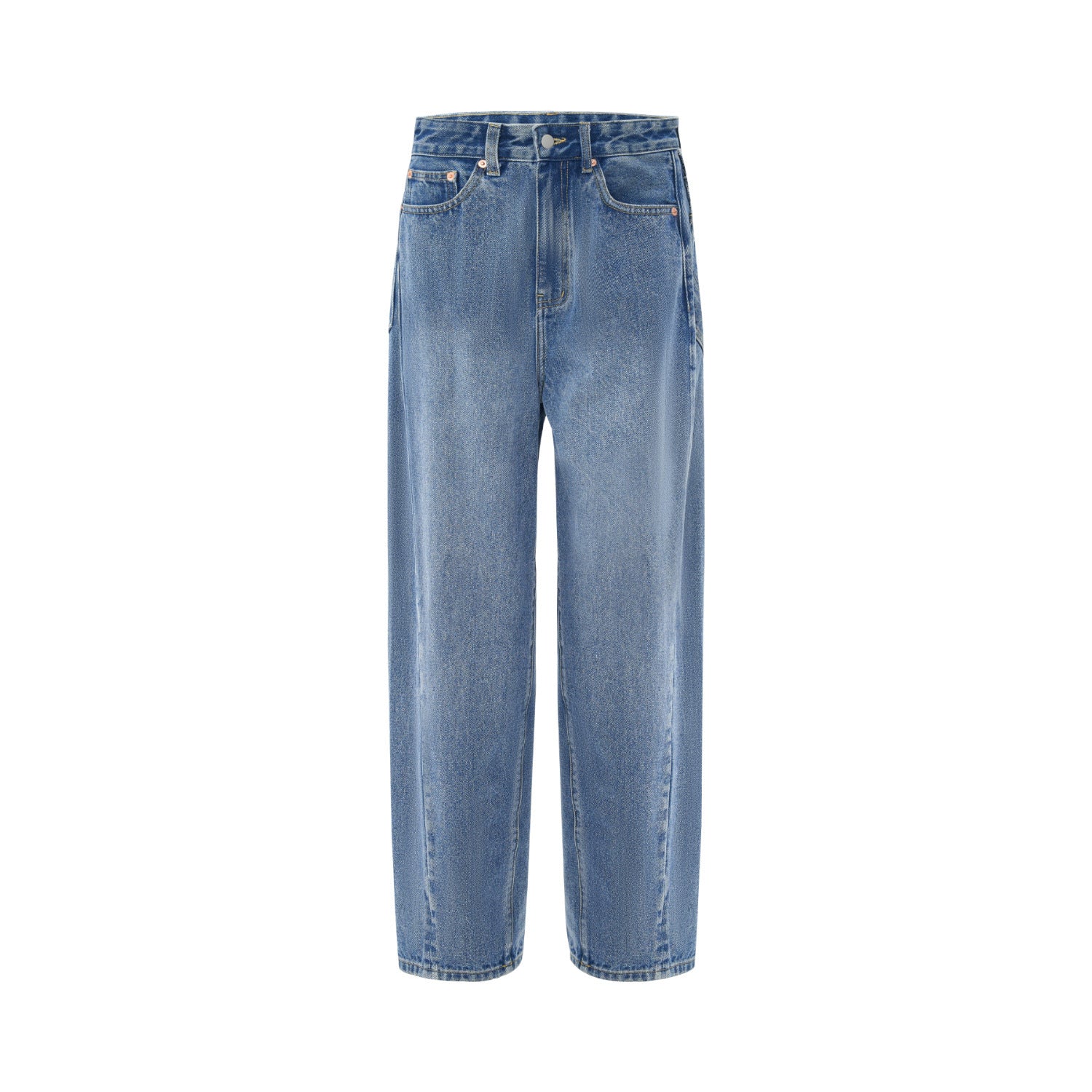 Blue Washed Loose Jeans High-end Women's Trousers High-grade ARZ