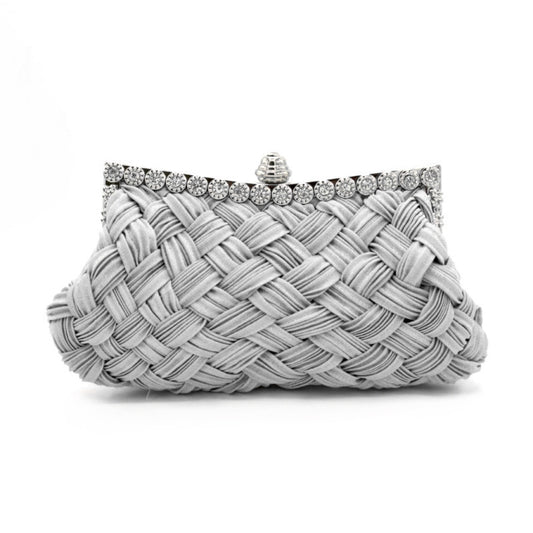 Diamond Bridal Clutch Bag Fold Dress Female Cloth Bag ARZ