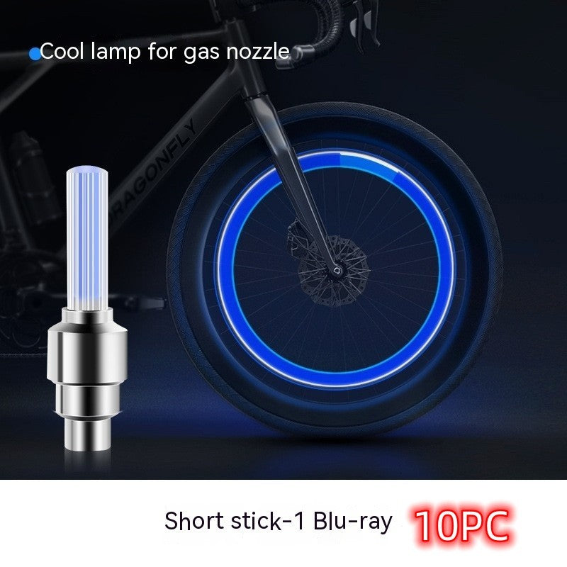 Neon Lights Tyre Wheel Valve Cap Light LED Car Tire Valve Caps Air Cover Tire Rim Valve Wheel Stem Cap Bike Light ARZ