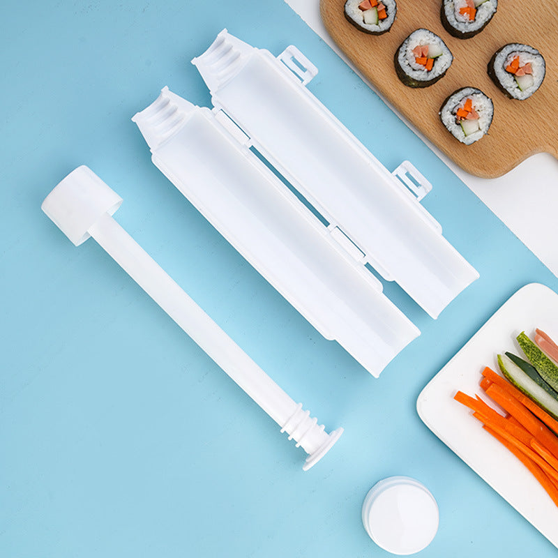 Kitchen DIY Sushi Making Machine Sushi Tool Sushi Maker Quick Sushi Bazooka Japanese Rolled Rice Meat Mold Bento Accessories ARZ