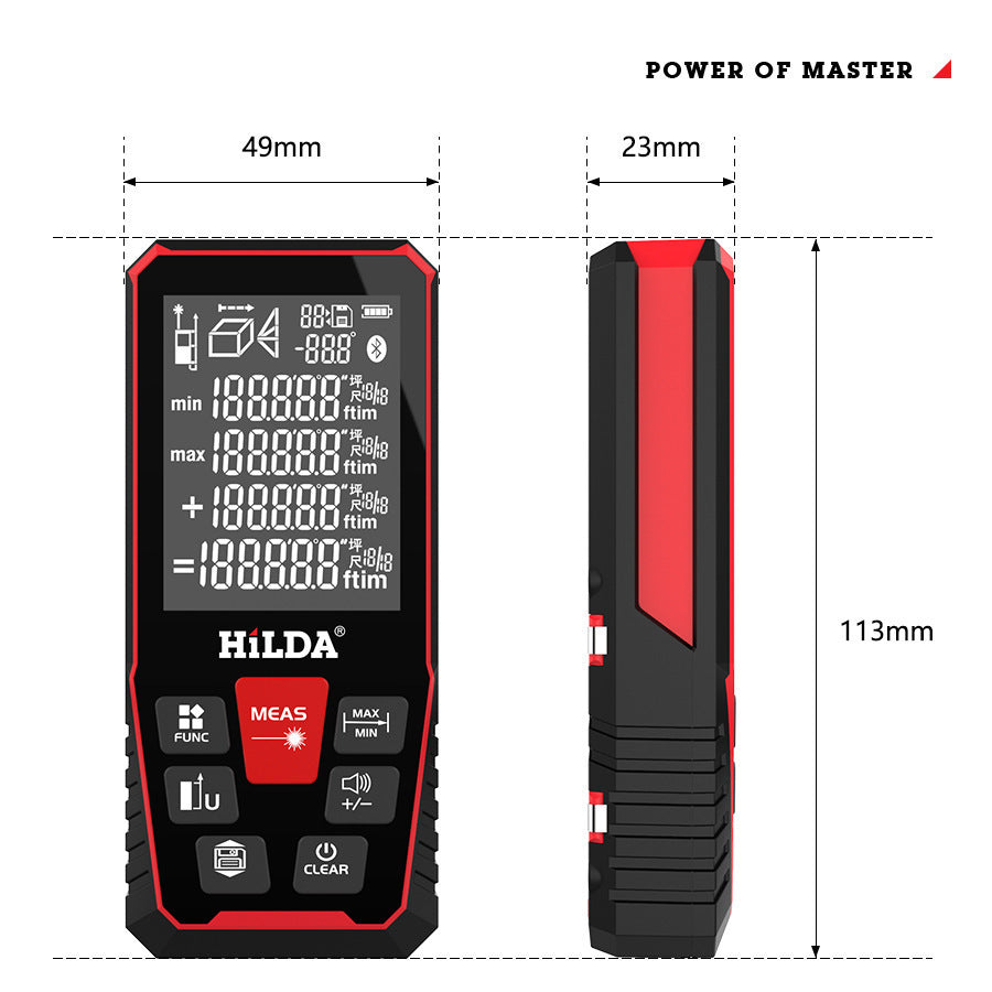 Laser Rangefinder 120 M 100 M Measuring Room Building Rangefinder Laser Rangefinder No Rangefinder ARZ