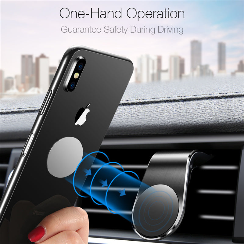 Car Magnet Magnetic Air Vent Mount Holder Magnetic Car Phone Holder Stand 360 Metal Car Air Vent Magnet Stand In Car GPS Mount Holder ARZ