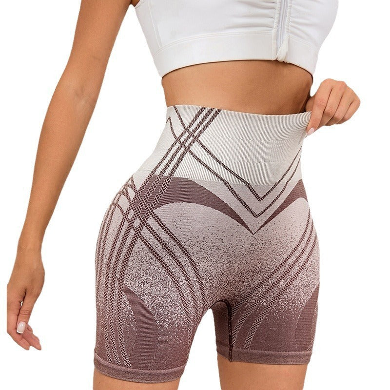 Female Gradient Sports And Fitness Shorts ARZ