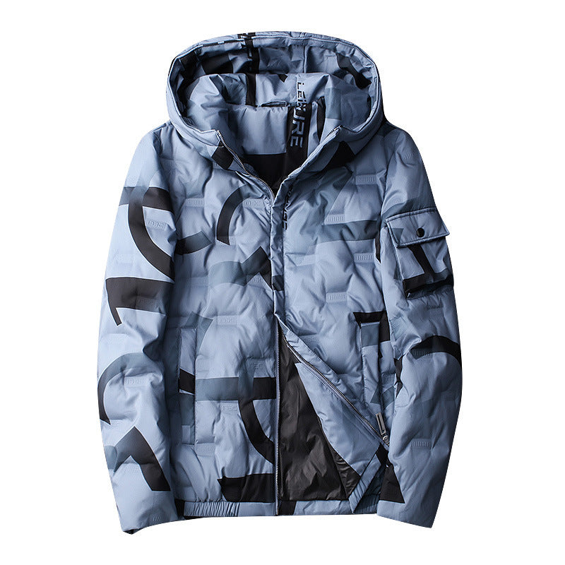 Hooded down jacket ARZ