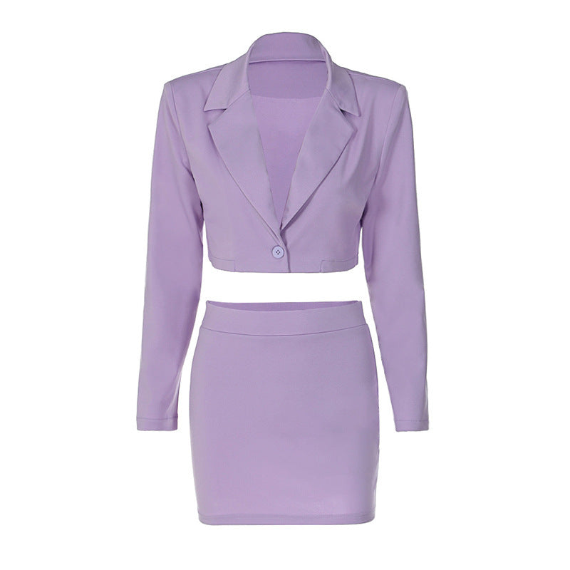 Fashion Casual Short Small Suit Slim Skirt Suit ARZ