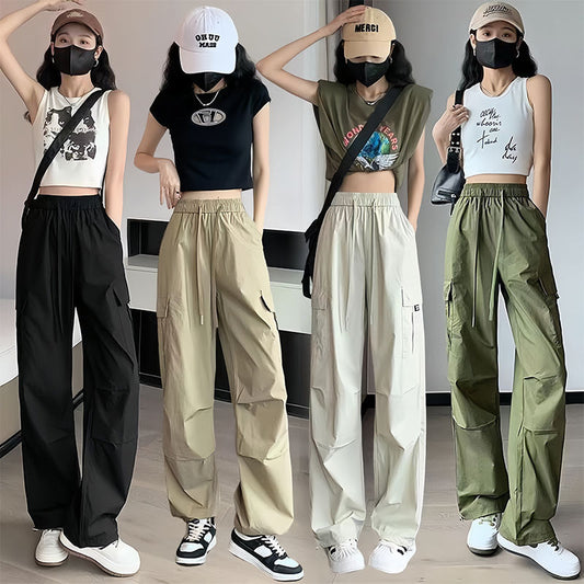 High Waist Slimming Draping Ankle-tied Trousers For Women ARZ