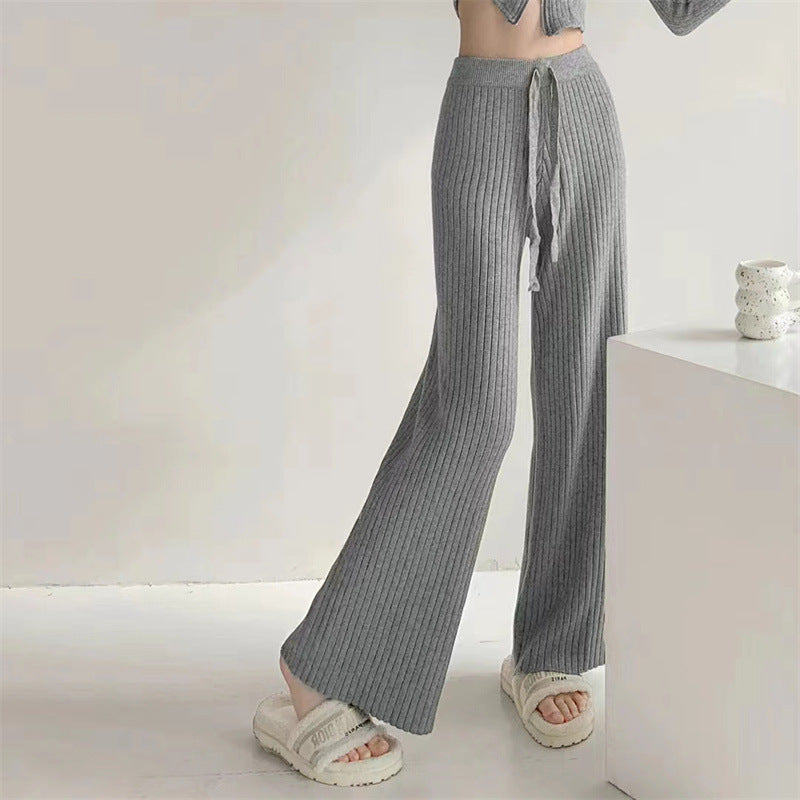 Women's High Waist Slimming Soft Knitted Trousers ARZ