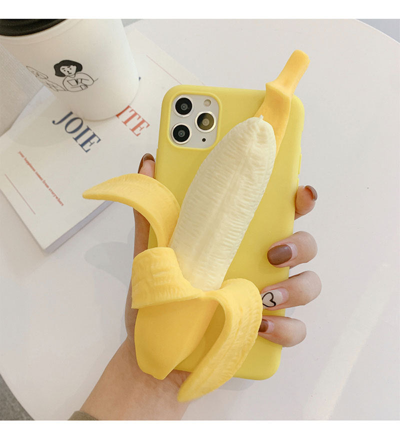 Unzip banana silicone phone case ARZ