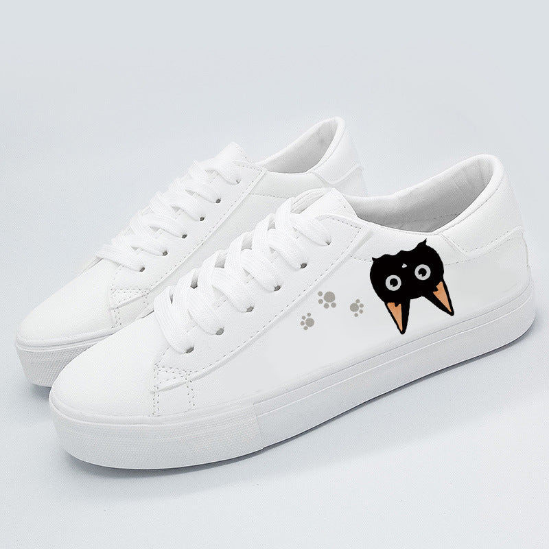 Anime cat hand-painted casual sneakers ARZ