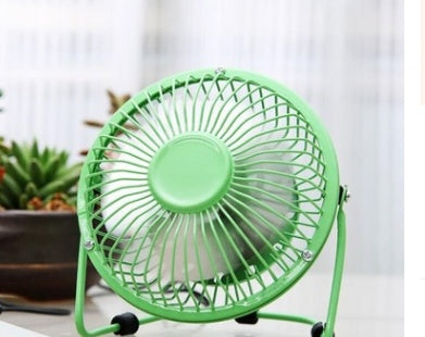 Four Inch Mini USB Iron Aluminum Leaf Office Computer Coolingquiet Fan ARZ