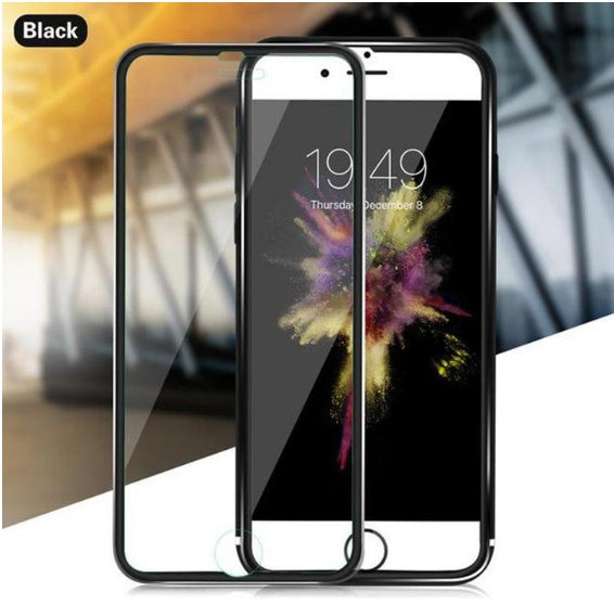 Compatible with Apple, Compatible with Apple , Tempered Glass Full Screen Protector 3D Aluminum Alloy Protective Glass For iPhone ARZ