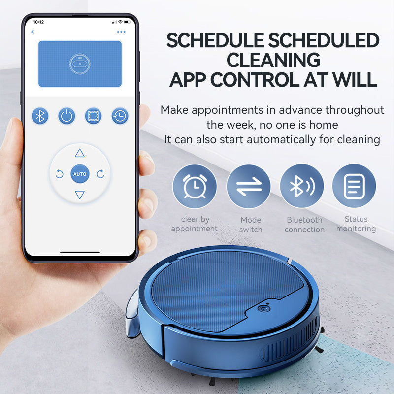 Intelligent Sweeping Robot Large Water Tank Mobile App Remote Control Planning And Cleaning Line Low Noise 2000 Pa Large Suction ARZ