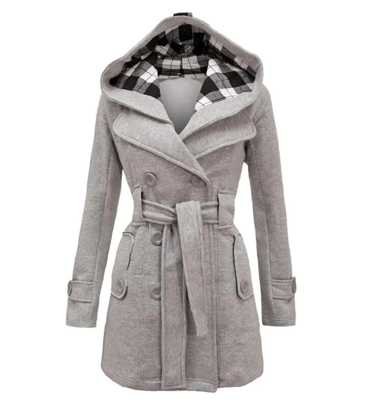 Double-breasted mid-length coat ARZ