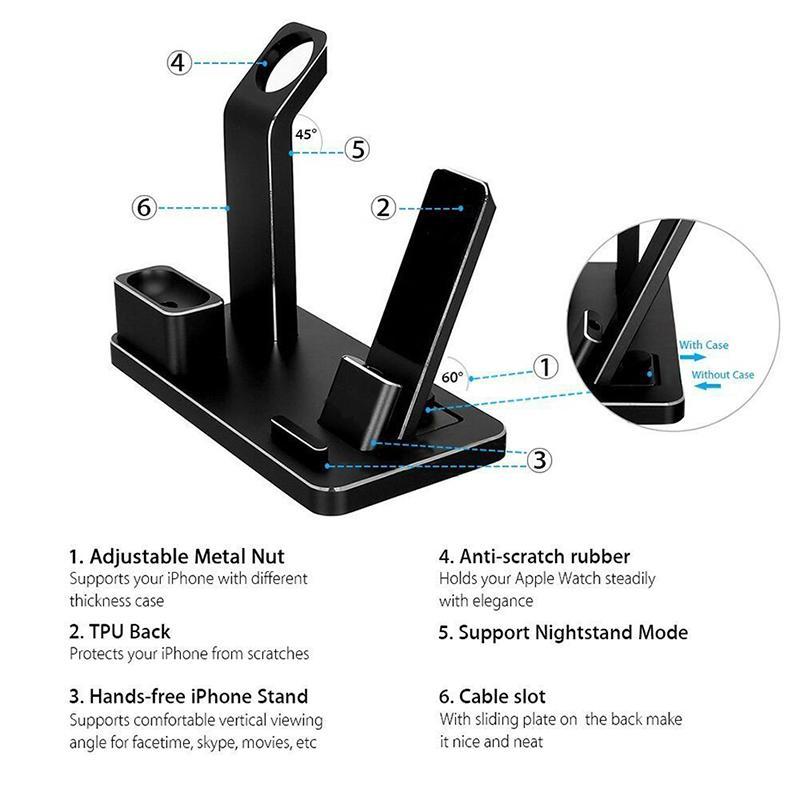 4 IN 1 AIRPODS CHARGING DOCK HOLDER ARZ