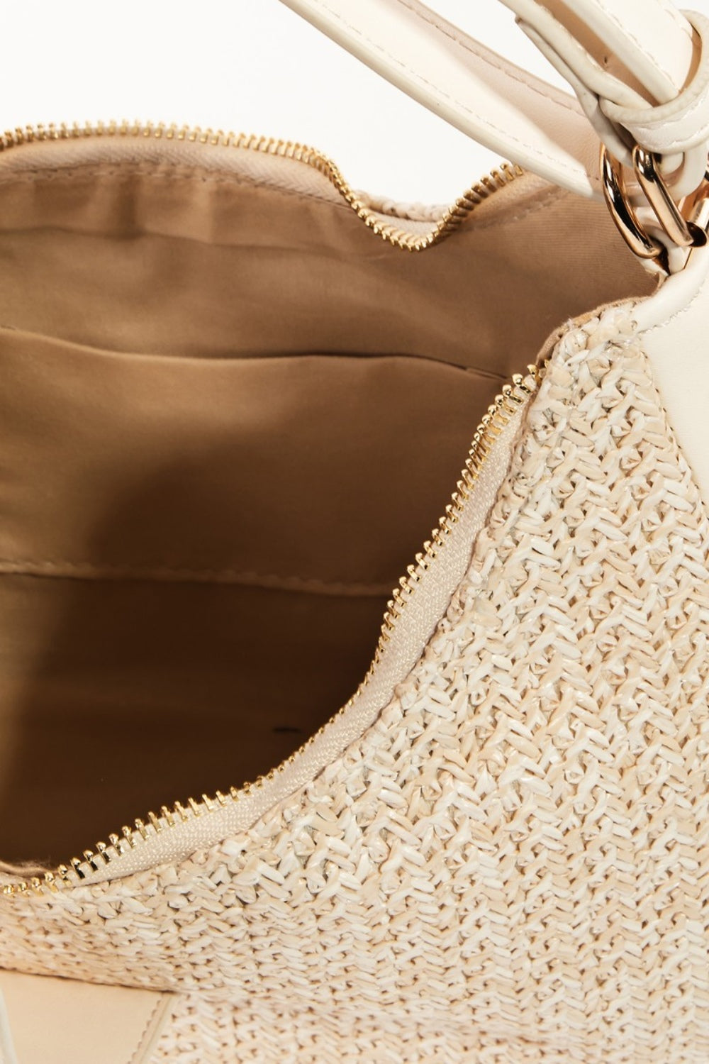 Fame Straw Braid Hobo Bag Trendsi