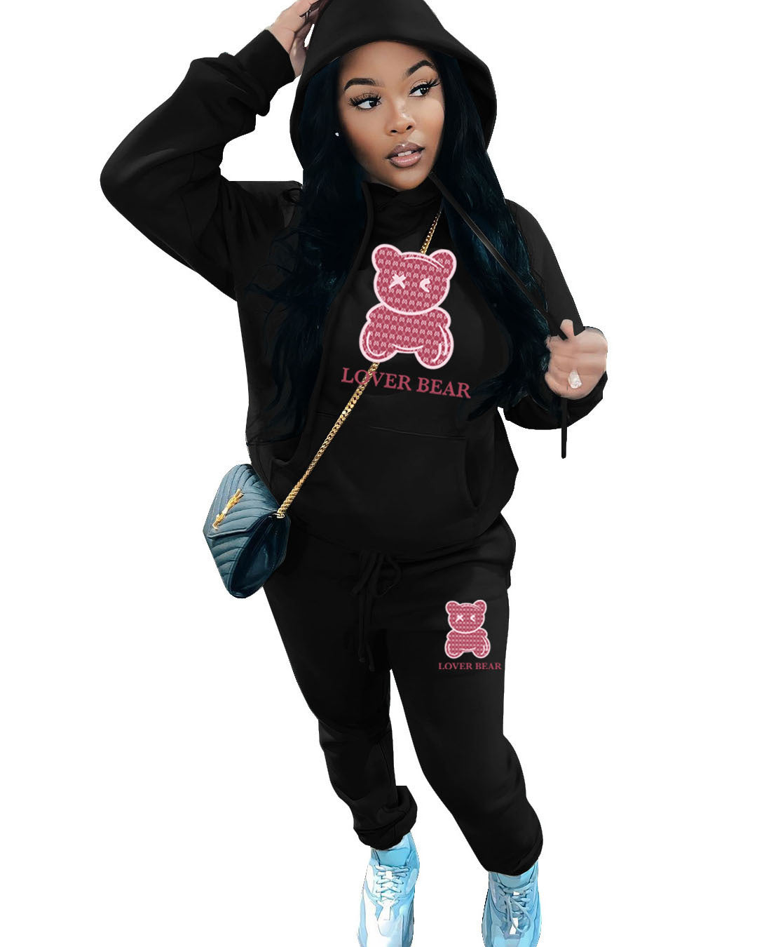 Cross-border New Arrival Women's Suit Hooded Sweatshirt And Sweatpants ARZ