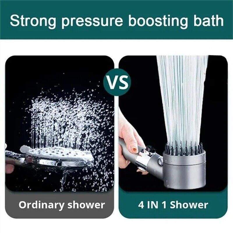 3 Modes Shower Head With Filter High Pressure Water Saving Massage Body Scalp ARZ