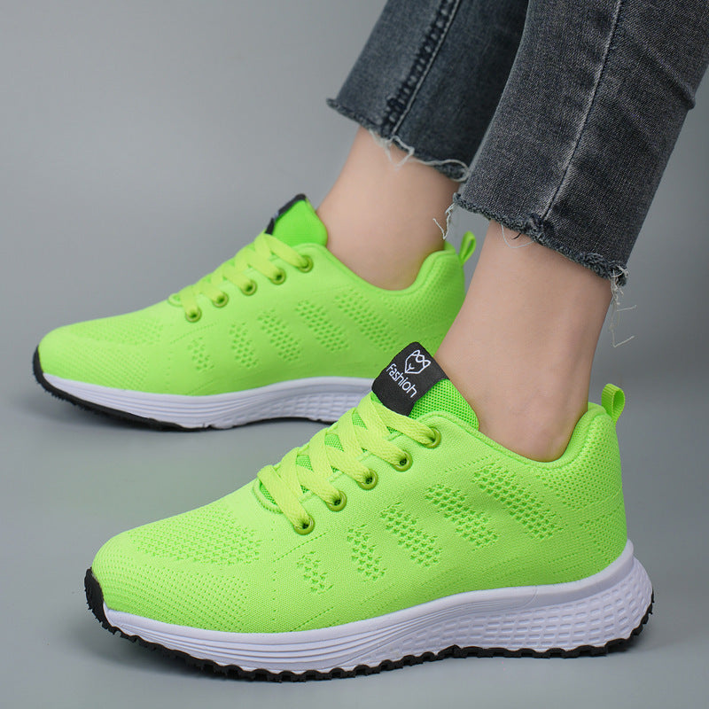 Plus Size Spring And Autumn Sneakers Women's Fly-kit Mesh Women's Shoes ARZ