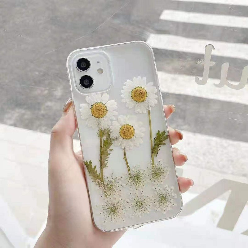 New Epoxy Daisy Phone Case Applicable Protective Cover ARZ