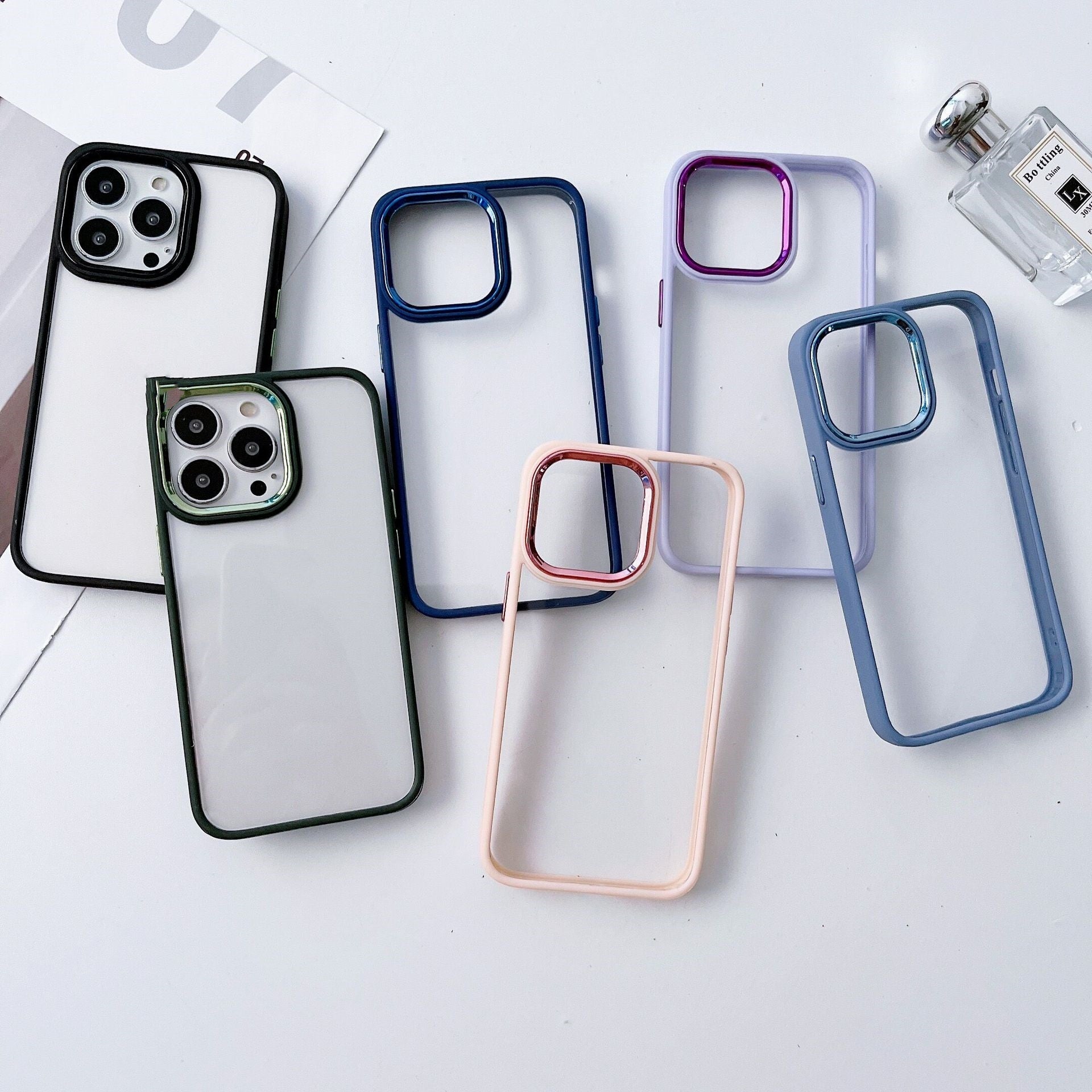 Electroplated Transparent Frosted Protective Case For Mobile Phone Case ARZ