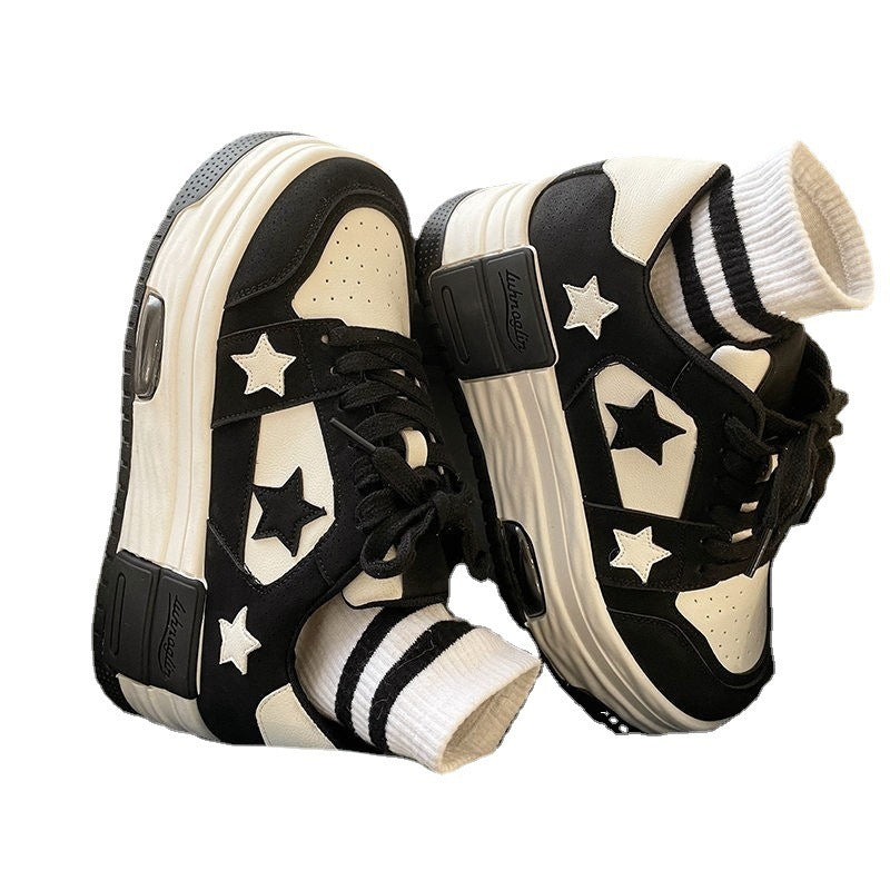 All-match Thick Bottom Increased Hong Kong Style Lightweight Sneakers ARZ