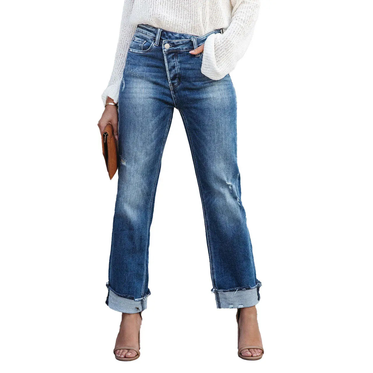 Women's Fashion Individual Casual Loose Jeans ARZ