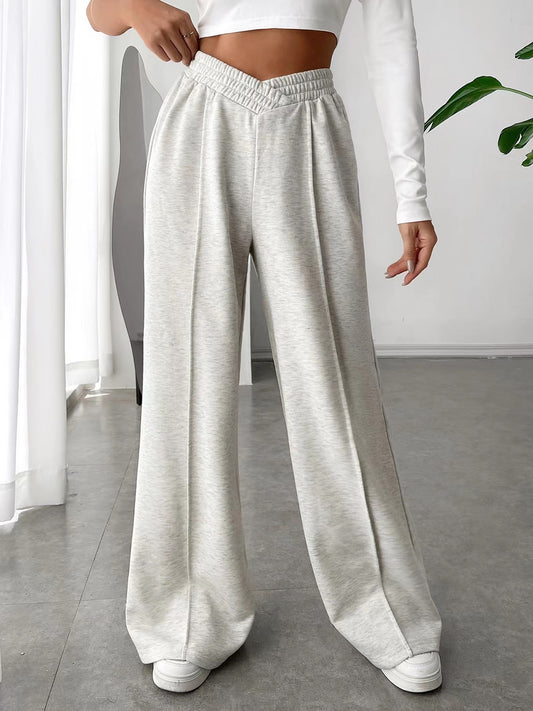 fashionable wide leg pants Trendsi