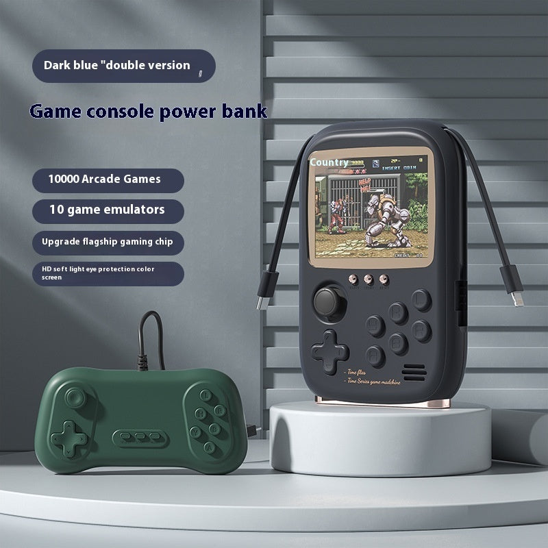 Handheld Game Console Power Bank Two-in-one Portable With Cable ARZ