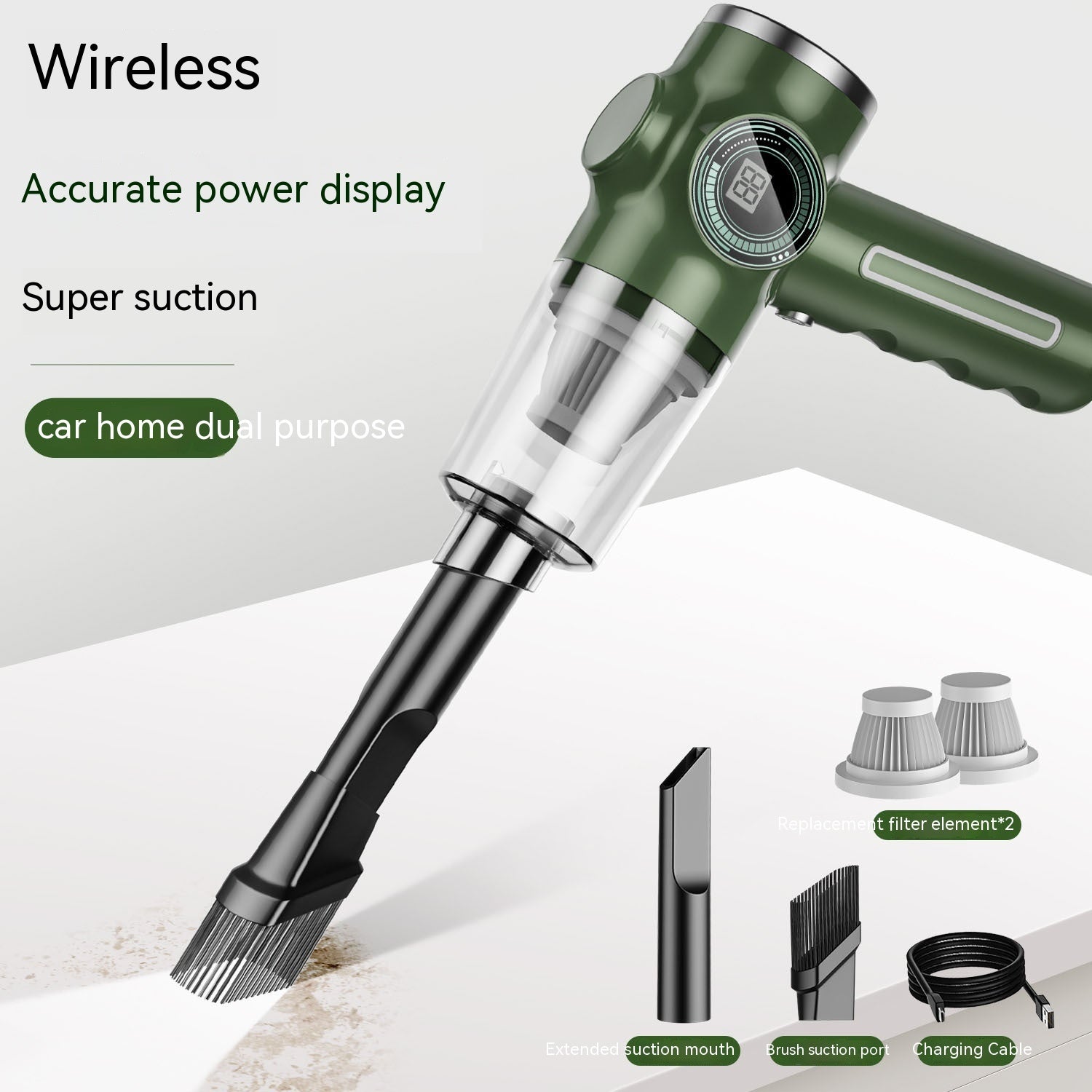 Mini Home Car Wireless Handheld Vacuum Cleaner ARZ