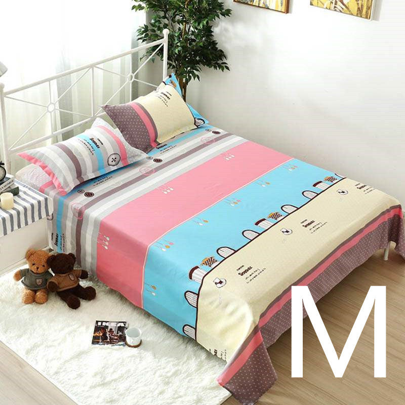 Single Double Bed  Flat Sheet Bedding ARZ