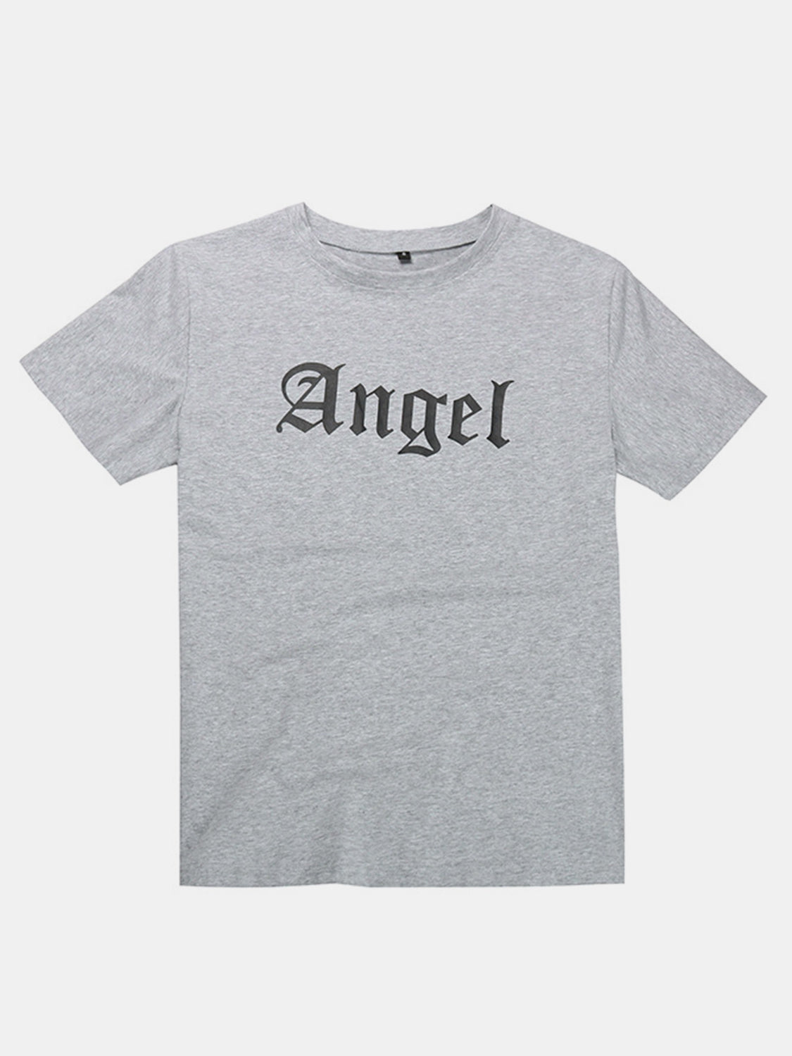 Perfee ANGEL Round Neck Short Sleeve T-Shirt Trendsi