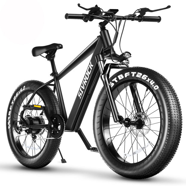 Professional Electric Bike For Adults, 26 X 4.0 Inches Fat Tire Electric Mountain Bicycle, 1000W Motor 48V 15Ah Ebike For Trail Riding, Excursion And Commute, UL And GCC Certified ARZ