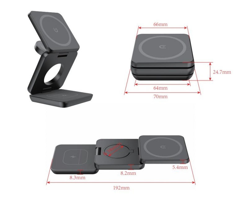 Magnetic Suction Wireless Charging And Folding Phone Holder ARZ