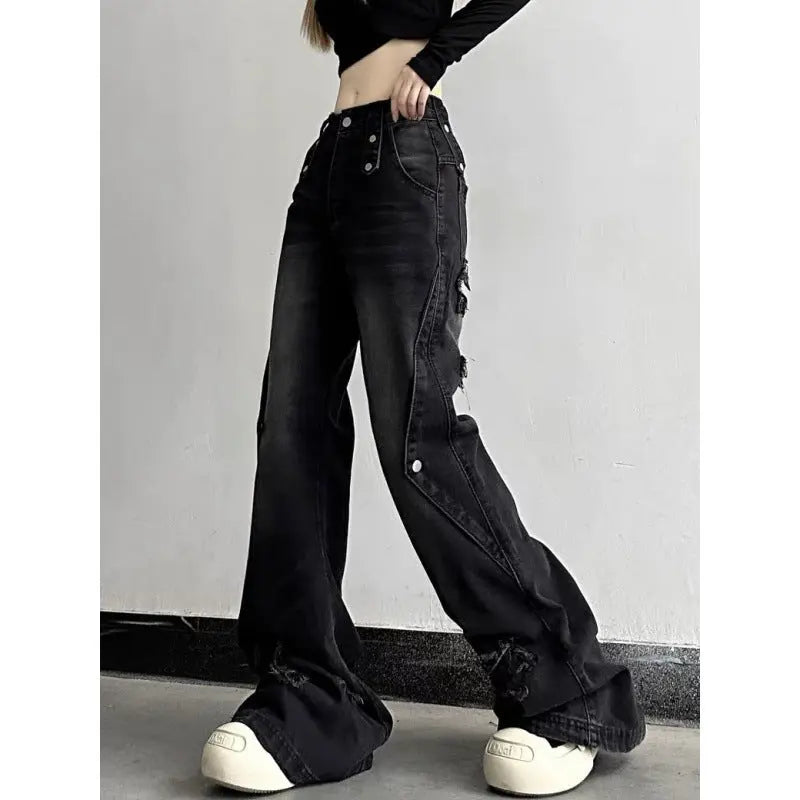 Slightly Flared Jeans Women's Street Slim Fit ARZ