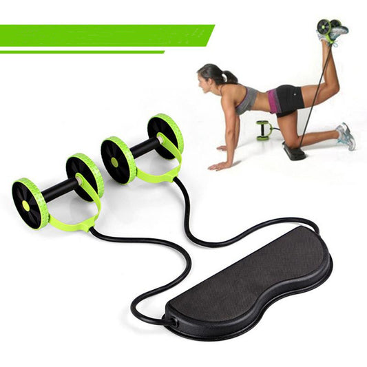 Tension Foldable Revoflex Xtreme Rally Multifunction Pull Rope Wheeled Health Abdominal Muscle Training Home Fitness Equipment ARZ