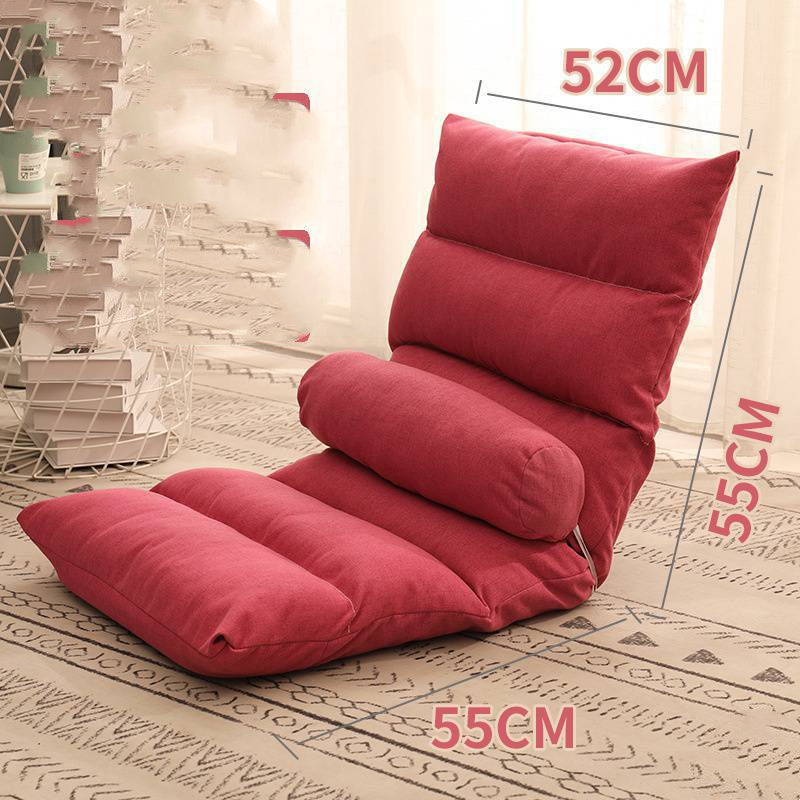 Bed Backrest Floor Small Sofa Folding Single Bay Window Computer Recliner ARZ