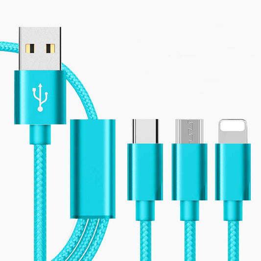 Three-in-one charging cable for mobile phones ARZ