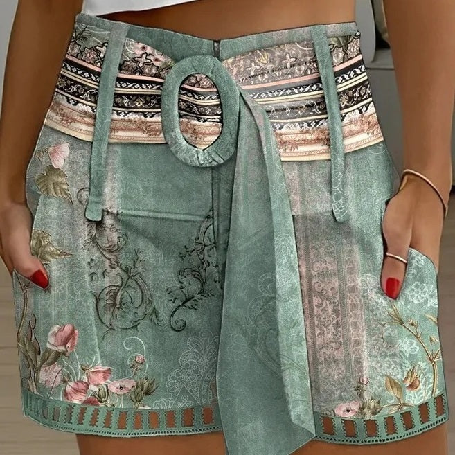 Summer New Lace Stitching Casual Shorts ARZ