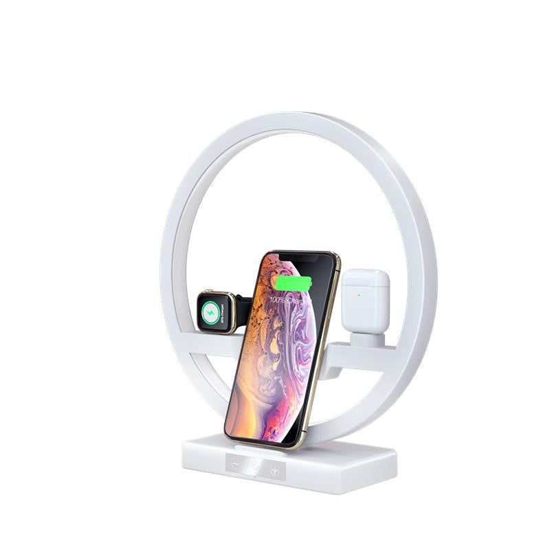 Fast Charging 4 in 1 Bedside Lamp Wireless Charger Bracket ARZ