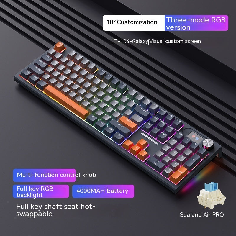 Bluetooth Wireless Three-mode Mechanical Keyboard ARZ