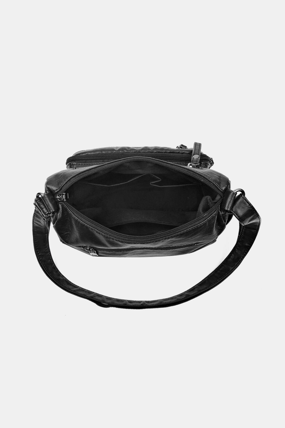 PU Leather Adjustable Strap Crossbody Bag Trendsi